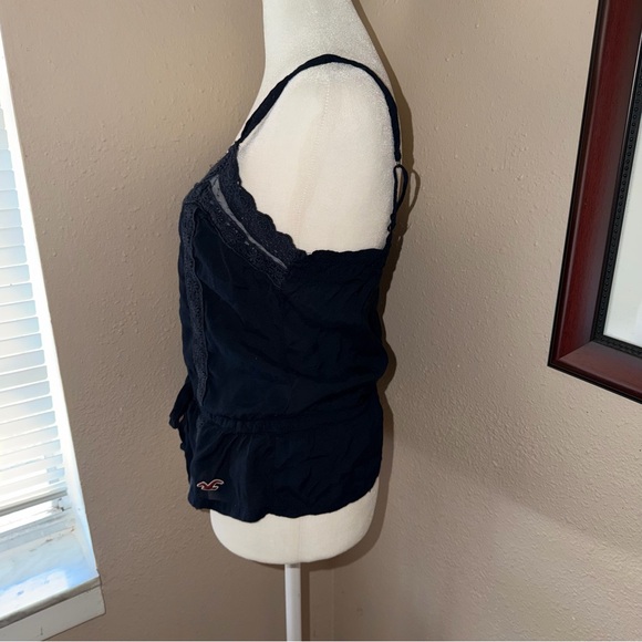 Vintage Y2K Hollister 2000s Babydoll Henley Tank Top - Picture 5 of 7